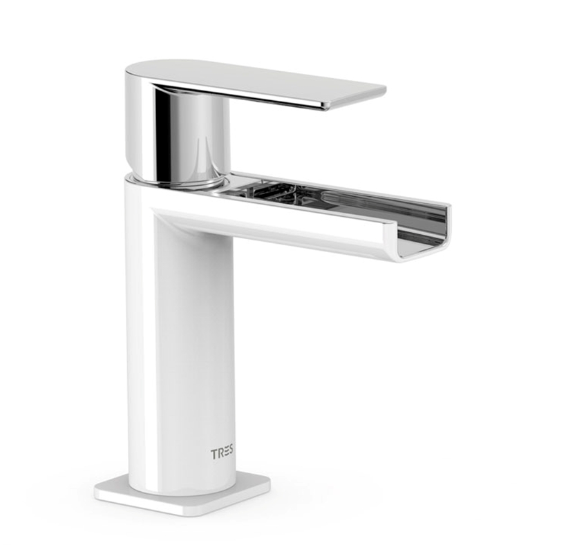 MONOMANDO LAVABO CAÑO CASCADA LIBRE LOFT TRES